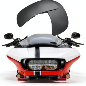 Harley Road Glide Vent Block Fbturesop Black ABS-0