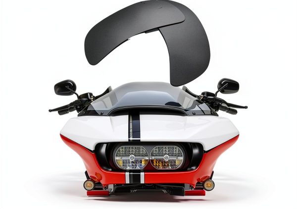 Harley Road Glide Vent Block Fbturesop Black ABS-0