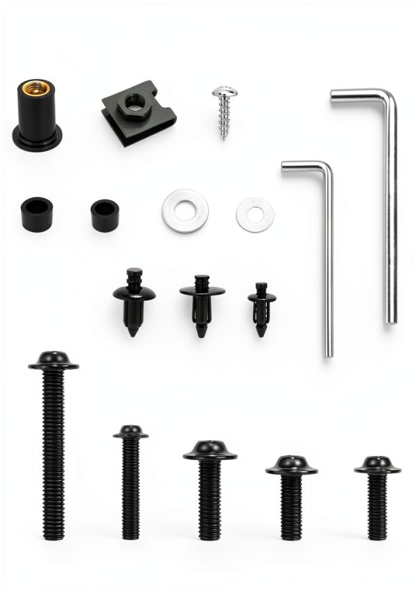 AEEAST Motorcycle Fairing Bolt Kit Stainless Steel Universal-6