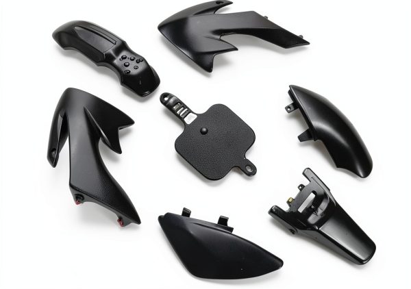 CLEO Black Plastic Motorcycle Fairing Kit-1