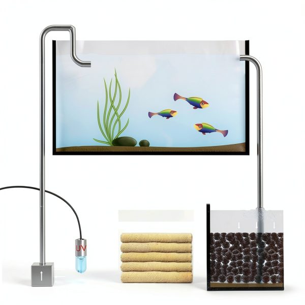 Aquarium Clean Light JAHEA 3W Mini & 13W Submersible UV Lamp for Pond-6