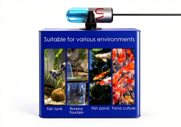 Aquarium Clean Light JAHEA 3W Mini & 13W Submersible UV Lamp for Pond-7