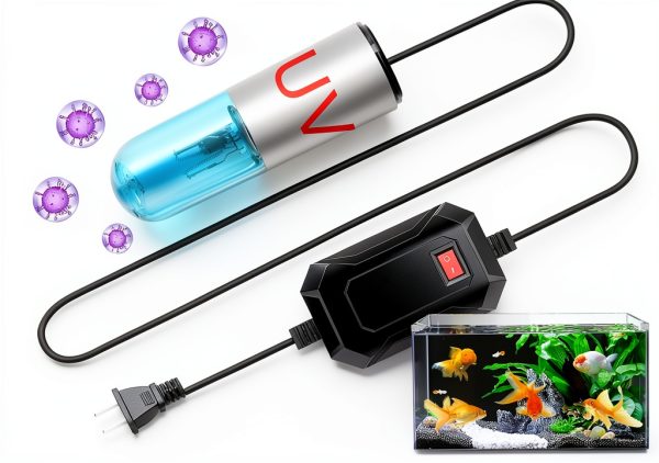Aquarium Clean Light JAHEA 3W Mini & 13W Submersible UV Lamp for Pond-0