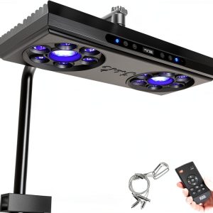 Aquarium Light 140W SMATFARM Reef LED with Sunrise Sunset Moonlight-0