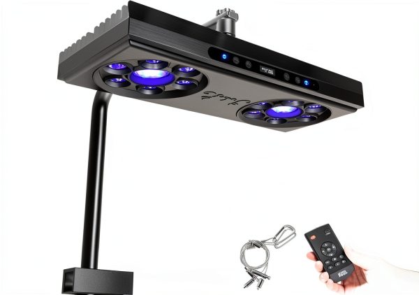 Aquarium Light 140W SMATFARM Reef LED with Sunrise Sunset Moonlight-0